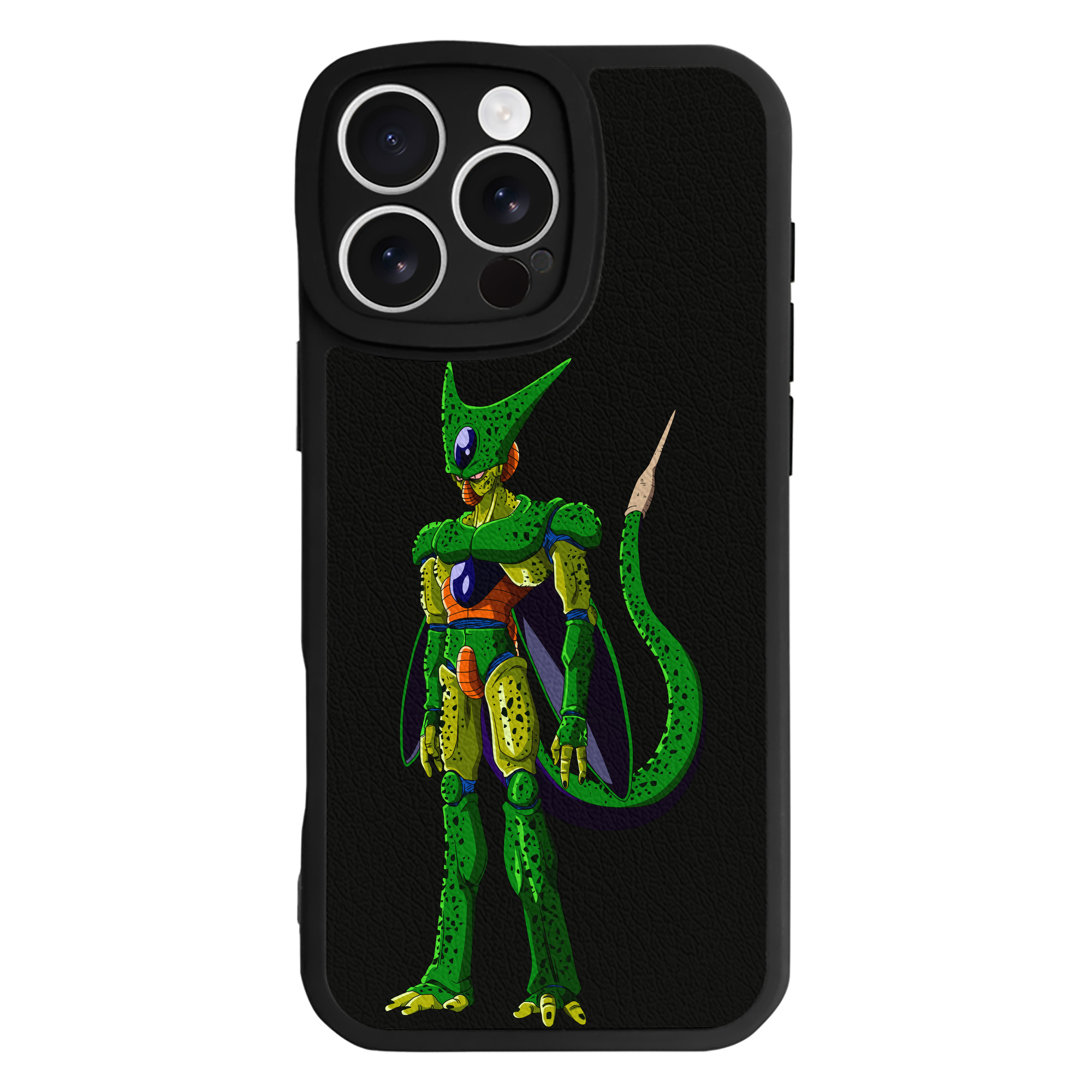 （画像用） ドラゴンボール セル DRAGON BALL Cell 【iPhone 16シリーズ対応】シリコンスマホケース（レザー調） 材質：シリコン